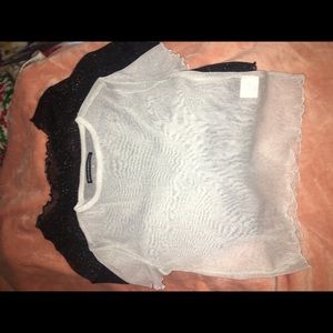 Brandy Melville sheer blouse bundle